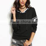 2016 Latest Long Sleeve Design Sweatshirt Women Hooded Custom Sweatshirt Wholesale thumbnail-1