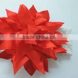 Boutique Baby Girls Fashion Capitium White Printing Belt China Red Beautiful Flower Outshine Others thumbnail-1