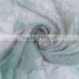 Voile Scarves & Wraps Rectangle Green Tassel China Scarf thumbnail-2