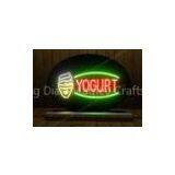 L210*W70*H180MM, Customized Acrylic Advertising LED Fiber Optic Signs For Exhibition thumbnail-1