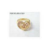 Fashion Rings With Crystals and Epoxy thumbnail-3