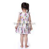 Cheap Girls Summer Dress Children Long Feather Pattern Dress Clothing Free Prom Dress thumbnail-5