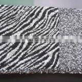 New Winter Zebra Houndstooth Pattern Acrylic Scarf thumbnail-4