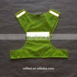 2017 Wholesale Night Yellow Mesh Reflective Running Vest With Pocket thumbnail-4