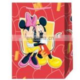 Hot sale wafflelike pp shopping gift bag with cartoon printing