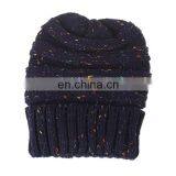 Autumn and Winter Hat Ms. Miscellaneous Color Knitted Wool Hat Outdoor Warm Hat Cap thumbnail-3