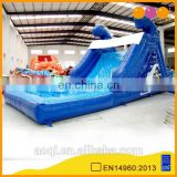 AOQI products water slide with plunge pool with free EN14960 certificate