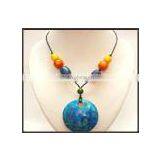 SF-NC249 Resin Pendant Necklace thumbnail-1