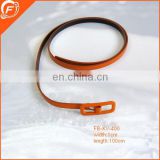 2cm width orange color fantastic good quality fashion design 100cm long belt for girl woman garments clothes