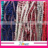 New Arrival Hotselling Wholesale New Fancy Indian Lace Pom-pom Trims thumbnail-3