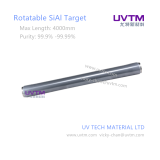 SiAl target UVTM alloy target for magnetron sputter coating SiO2 SiN4 nano thin film