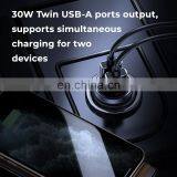 JOYROOM Car Charger Dual USB Mini Size Smart QC3.0 High Quality Universal Car Cell Phone Charger thumbnail-5