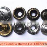 17mm Metal Snap Button With Underparts