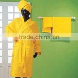 Yellow Waffle Robe