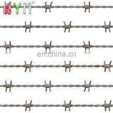 Airport Prison Security Fence Galvanized Barbed Wire Fence thumbnail-4