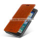 MOFi Case Funda Celular Housing for Huawei G660 , Mobile Handset Coque Leather Flip Back Cover for Huawei Ascend G660 thumbnail-4