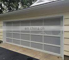 Remote Control Electric Sliding 16x8 Tempered Glass Garage Doors thumbnail-5