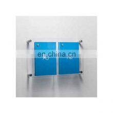 Wall Mount Pockets Clear Leaflet Holder Acrylic DL Brochure Holders