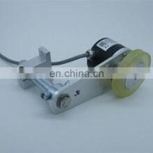 CALT Encoder Wheel 300mm for Conveyor Belt Mounting Bracket