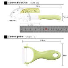 3 Piece Ceramic Fruit Vegetable Knife With Peeler Cutting Board Set thumbnail-5