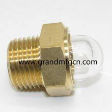 Domed Shaped Quality Peep Sites Cooling System Brass Sight Glass Gauge thumbnail-4