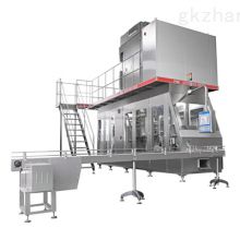 High-speed aseptic filling machine for brick bags