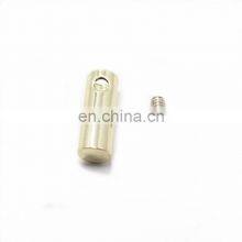 Wholesale Metal Gold Swimwear Screw Aglet Custom Engraved Shoelace Aglet Hoodie Aglet Tip thumbnail-2
