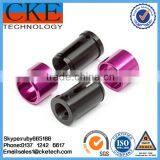 Anodized Aluminum Turning Bushing Precision CNC Machined Factory thumbnail-1