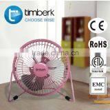 High quality metal DC usb fan 6 inch