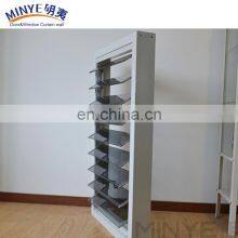 Aluminum Profile Adjustable Plantation Window Shutters,rolling Manual Operation Glass Shutter thumbnail-2