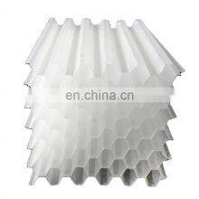 Water Treatment Media 80mm Lamella Clarifiers sheet 1000*1000*866mm Inclined Pipe Packing 50mm Aperture PP PVC Tube Settler