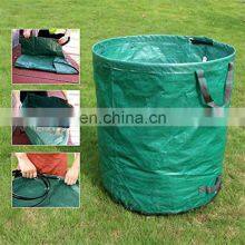 Heavy Duty 272L Garden Refuse Green Bag With Handles Waste Rubbish Grass Bin thumbnail-4