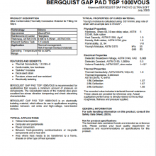 BERGQUIST GAP PAD VO Ultra Soft GAP PAD TGP 1000VOUS thumbnail-3