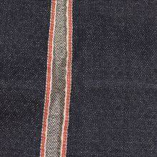 13.7oz Cotton Jacquard Diamond Red Selvedge Denim For Jeans Fabric Denim W281321 thumbnail-2