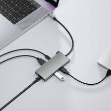 5 in 1 Full-featured Type-C Docking Station USB3.0 Hubs thumbnail-3