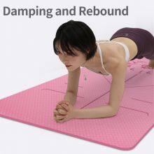 TPE Foam Yoga Matt Travel Fitness Foldable Yoga Mat Factory Manufacturer Price thumbnail-2