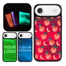 Fashion Glow Dark Neon Sand Phone Case for 13-17 Series Custom Design PC+TPU Material 360 Protection Anti-Fingerprint thumbnail-3
