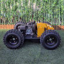 Villa Lawns Regular Grass Mowing Vigorun 550mm Brake Motor E-Stop Remote Manipulation Four Wheel Drive Mowing Machine thumbnail-5