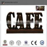 2015 Fashion Christmas Cafe Iron Wall Decoration With Led Light thumbnail-1