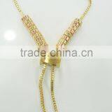 FASHION 2 TONE PLATE MAGNETIC BEADED BRACELET thumbnail-3