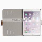 Cowboy Design Jeans/Denim Fabric With Brush-Off Leather Trimming Tablet Case For IPad Air2 OEM/ODM thumbnail-3