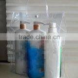 Hot Selling Portable Hand Length Handle Clear PVC Plastic Bag for Toilet Articles/ Portable Toiletries Packaging Bag for a Trip thumbnail-2