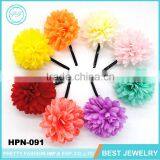 Wholesale Colorful Rose Fabric Flower Women Hair Accessories thumbnail-5