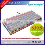 2016 Latest 78keys Mini RGB Mechanical Keyboard Quality Choice thumbnail-1