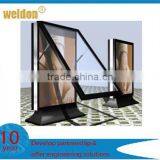 WELDON Indoor lighting photo frame,fashion metal photo frame,building advertising billboard