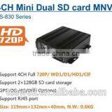 Teswell 4ch 4G 3G GPS WIFI G-sensor AHD 720P Mdvr Vehicle Balck Box System for Gps Tracking thumbnail-2