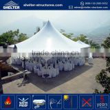 Wholesale price 850g/sqm PVC fabric coated roof cover custom event canopy cover gazebo 10x10 cottage marquee tent