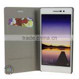 Shockproof Leather Flip Cover for Huawei P7,fancy Case Cover for Huawei p7