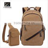 Wholesale China Travel Bag OEM Canvas Bag Khaki Canvas Backpacks