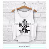 2015 Music Latest Top Selling Free Size Custom Workout Tank Top thumbnail-1